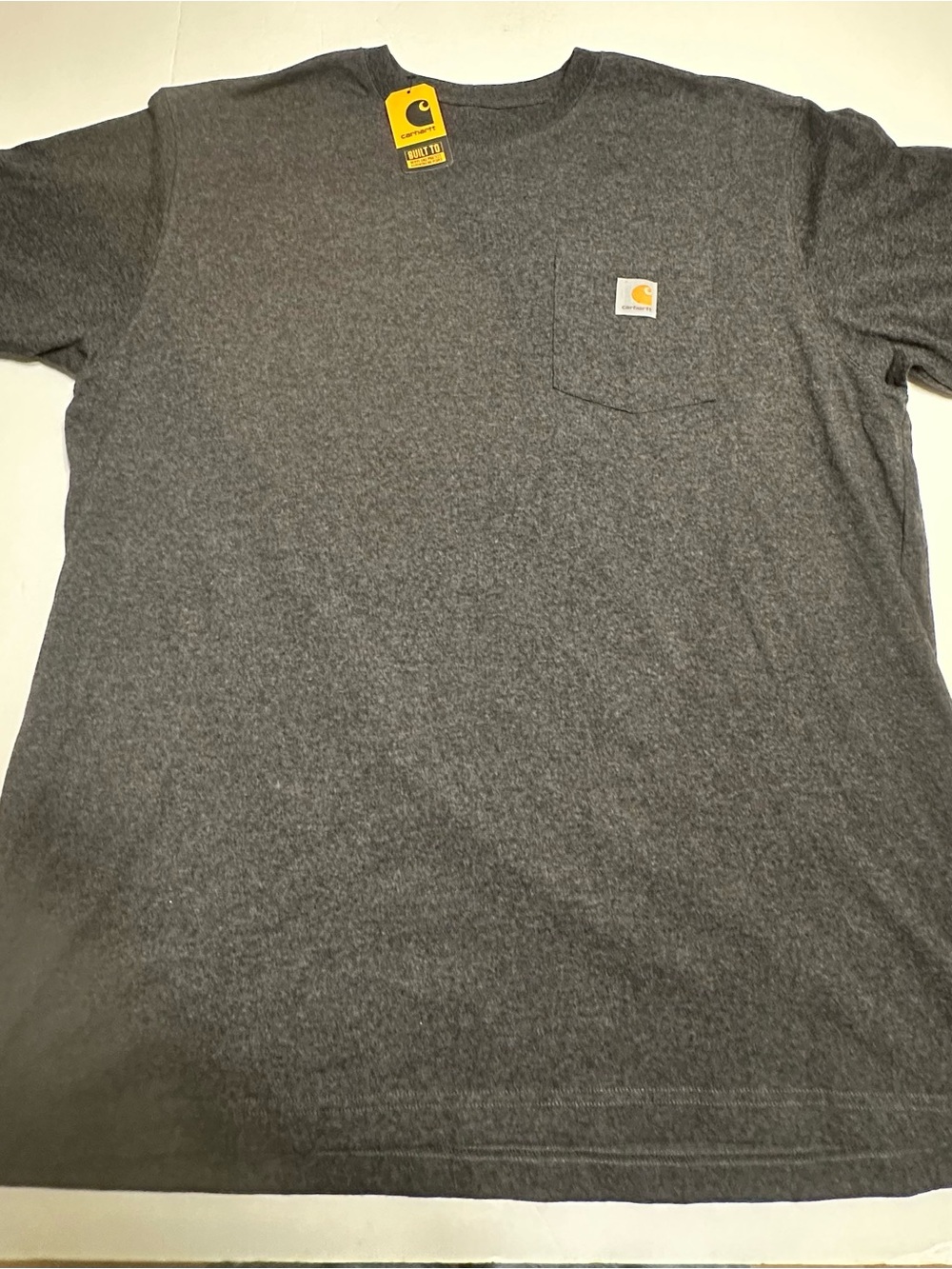Carhartt Charcoal Gray Short-Sleeve Pocket Tee New With Tags